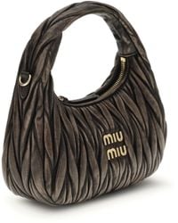 Miu Miu - Shoulder Bag Wander Quilted Leather Lamb - Lyst
