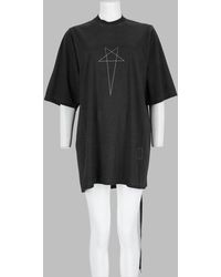 Rick Owens - Jumbo T-Shirt Cotton T-Shirts And Polos - Lyst