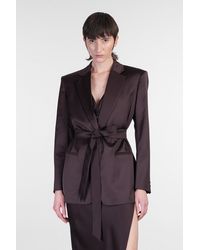 ANDAMANE - Guia With Belt Blazer - Lyst
