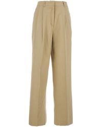 DUNST - Front Pleated Trousers For Cotton Nylon - Lyst