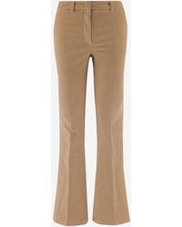 Ql2 - Stretch Cotton Corduroy Trousers - Lyst