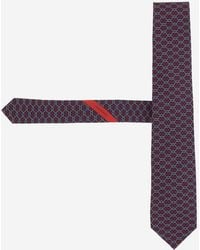 Ferragamo - Tie Patterned Silk Ties & Bow - Lyst