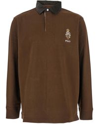Polo Ralph Lauren - "Classic Fit" Polo Shirt With Corduroy Collar And Logo Embroidery On The Front - Lyst