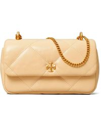 Tory Burch - 'Kira' Crossbody Bag With Logo Plaque On The Front And Chain-Link Shoulder Strap - Lyst