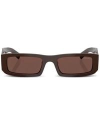 Prada - Triangle-Logo Sunglasses - Lyst