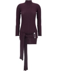 GIUSEPPE DI MORABITO - Jewel Brooch Dress Wool Acrylic Polyamide - Lyst