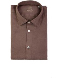 Altea - Slim Fit Linen Shirt - Lyst