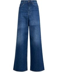 Chloé - Chloã Wide-Leg Denim Jeans - Lyst