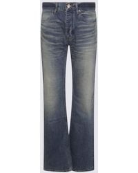 Balenciaga - Cotton Jeans - Lyst