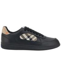 Burberry - Calf Leather Bos Taurus Low Top Sneakers - Lyst