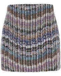 Missoni - Missoni Zigzag Motif Mini Skirt - Lyst