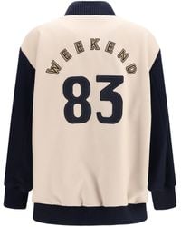 Weekend by Maxmara - Oversized Bomber Double Wool Jacket - Lyst