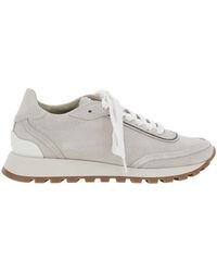 Brunello Cucinelli - Leather Sneakers - Lyst