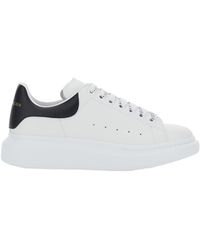 McQueen - Low Top Sneaker With Logo Lettering On Tongue And Contrasting Heel - Lyst