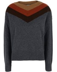 Jucca - Sweater Triple-Neck Wool Tops - Lyst