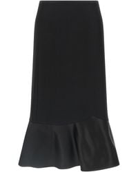 Fendi - Grain De Poudre Skirt - Lyst
