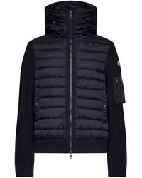 Moncler - Padded Zip-Up Hooded Cardigan - Lyst