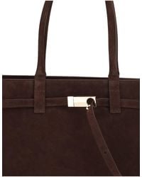 Benedetta Bruzziches - Shoulder Bag Mame Weekend Mulled Wine Nubuck/Mulled Calf Leather (Bos Taurus) - Lyst