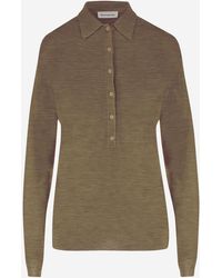 Frankie Shop - Polo Shirt Wool-Blend Tops - Lyst