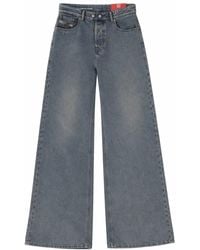 DIESEL - Relaxed High Rise Jeans - Lyst