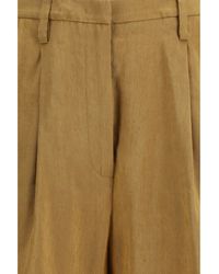 forte_forte - Bermuda Pants Linen Trousers - Lyst