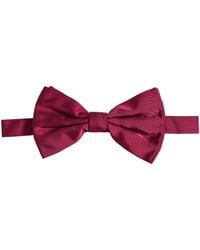 Dolce & Gabbana - Silk Adjustable Neck Papillon Bow Tie - Lyst
