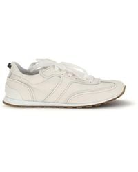 Brunello Cucinelli - Leather Sneakers - Lyst
