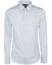 Michael Kors - Slim Stretch Buttoned Long Sleeve Shirt - Lyst
