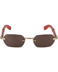 Cartier - Hexagon Frame-Less Sunglasses Sunglasses - Lyst