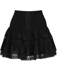 Charo Ruiz - Hortens Mini Skirt - Lyst