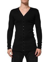 Dolce & Gabbana - Cotton Button Up Cardigan Sweater Clothing - Lyst
