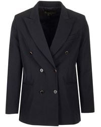 A.P.C. - Cohey Double-Breasted Blazer - Lyst