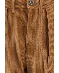 Kristina Ti - Straight-Leg Corduroy Pants Cotton Trousers - Lyst