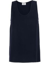 P.A.R.O.S.H. - P.A.R.O..H. Short Sleeve Blouse Light Polyester - Lyst