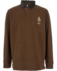 Polo Ralph Lauren - "Classic Fit" Polo Shirt With Corduroy Collar And Logo Embroidery On The Front - Lyst