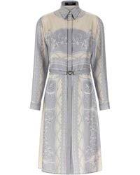 Versace - Silk Blouse 'The Cut Of The Gods - Lyst