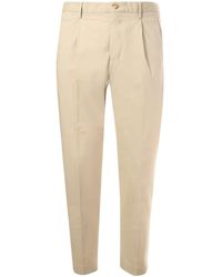 Incotex - Trousers With Pleats - Lyst