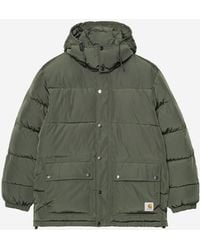 Carhartt - Padded Nylon Jacket With Hood - Lyst