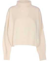 Loulou de Saison - Luke Stand Collar Sweater - Lyst