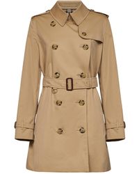 Burberry - Honey Heritage Kensington Short Trench Coat - Lyst