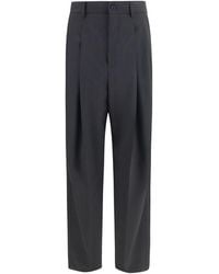Dolce & Gabbana - Black Wool Oves Aries Dress Pants - Lyst
