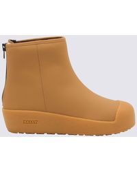 Bally - Camel Leather Boots - Lyst