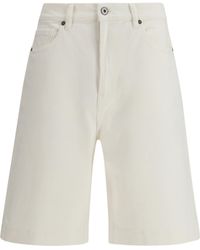 P.A.R.O.S.H. - Denim Bermuda Shorts Cotton; Elastane - Lyst