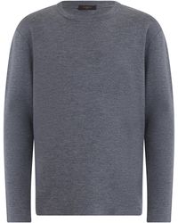 Slowear - Crewneck Sweater Virgin Wool Sweatshirts - Lyst