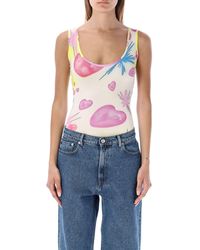 Liberal Youth Ministry Sleeveless Leotard - Blue
