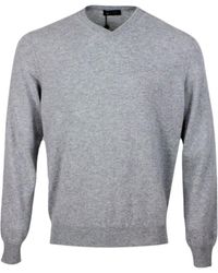 Colombo - Long-Sleeved V-Neck Sweater - Lyst