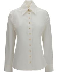 KHAITE - Shirt Ivy High-Neck - Lyst