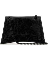 Balenciaga - Leather Medium Crush Shoulder Bag - Lyst