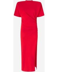 Pinko - Marvin Ruched Long Dress - Lyst
