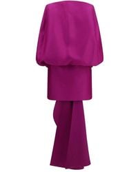 Balenciaga - Off-Shoulder Mini Dress - Lyst